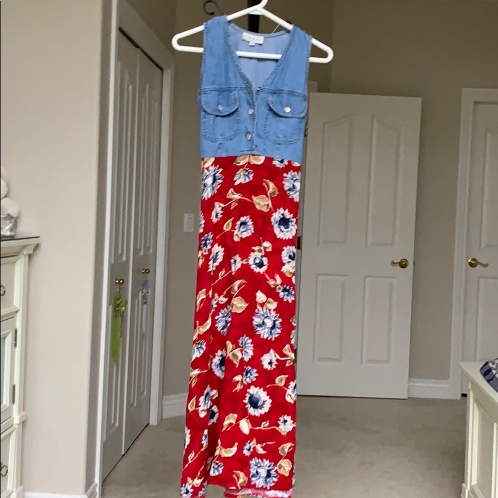 Vintage floral dress